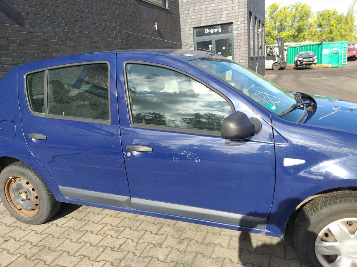 Dacia Sandero original Tür vorn rechts OV61H Blue Marine Bj.2009